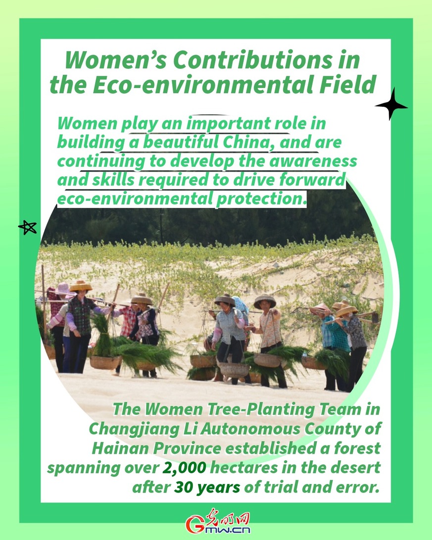 Posters: Advancing women's development to the forefront of the times