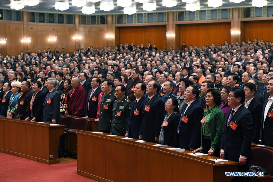 China's top political advisory body begins closing meeting of annual session