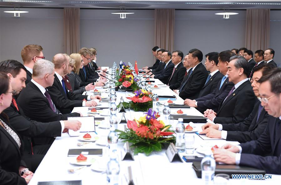 Xi urges Chinese, Finnish legislatures to maintain exchanges