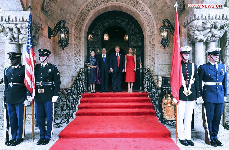 Spotlight: Xi, Trump engage in deep-going, friendly, long-time talks at Mar-a-Lago resort