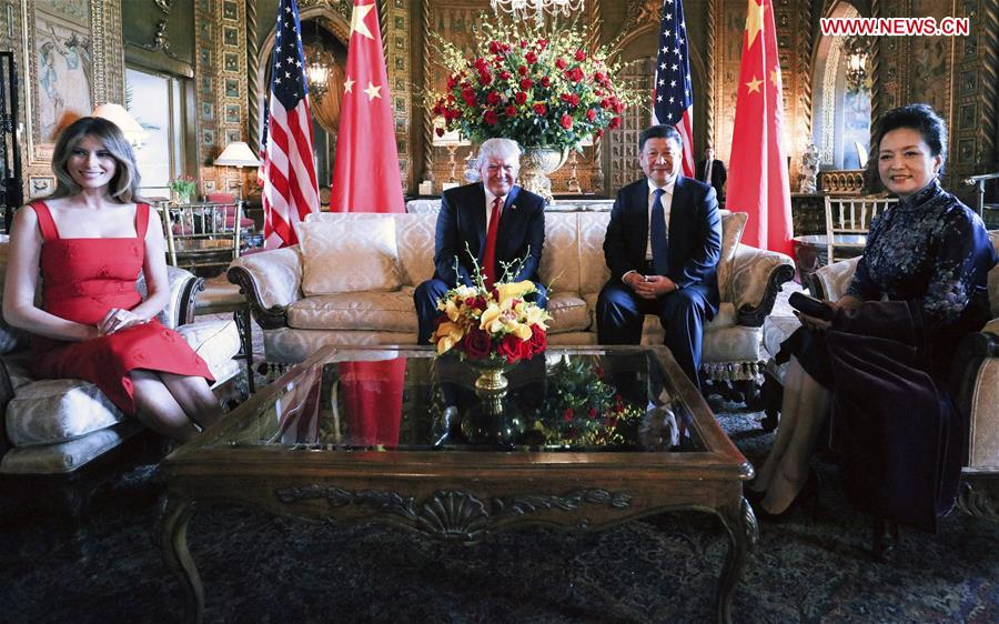 Spotlight: Xi, Trump engage in deep-going, friendly, long-time talks at Mar-a-Lago resort