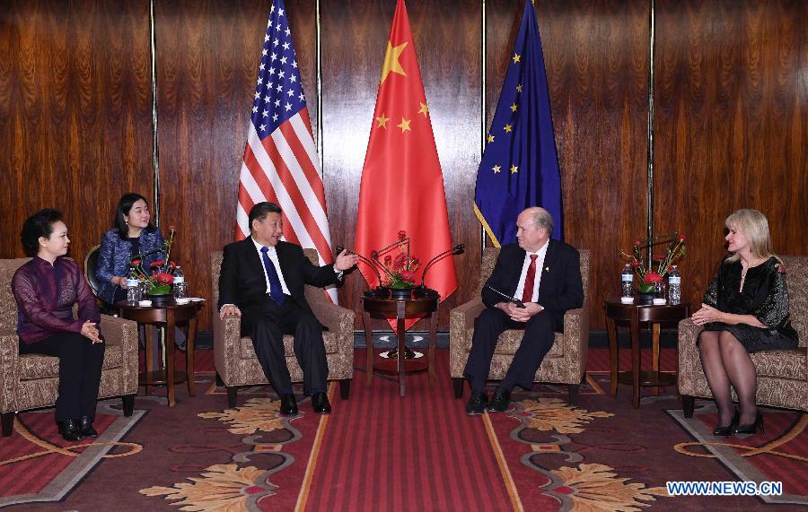 Xi meets Alaskan governor, urges more regional cooperation