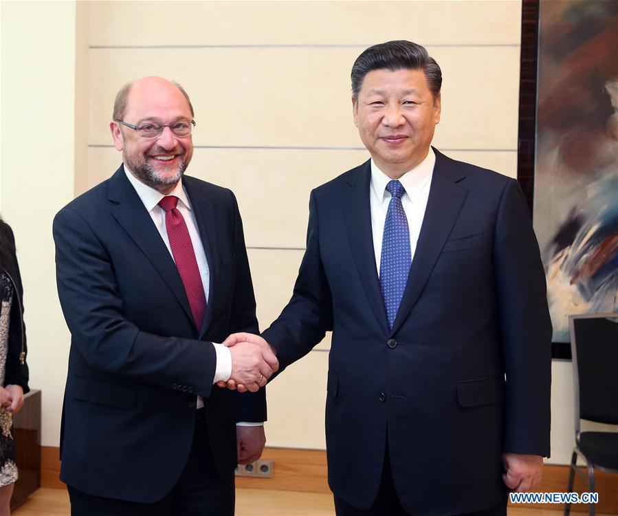 Xi meets German SPD leader on bilateral ties