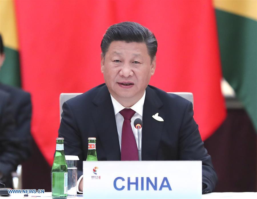 Xi urges BRICS to promote open world economy, multilateralism, common development