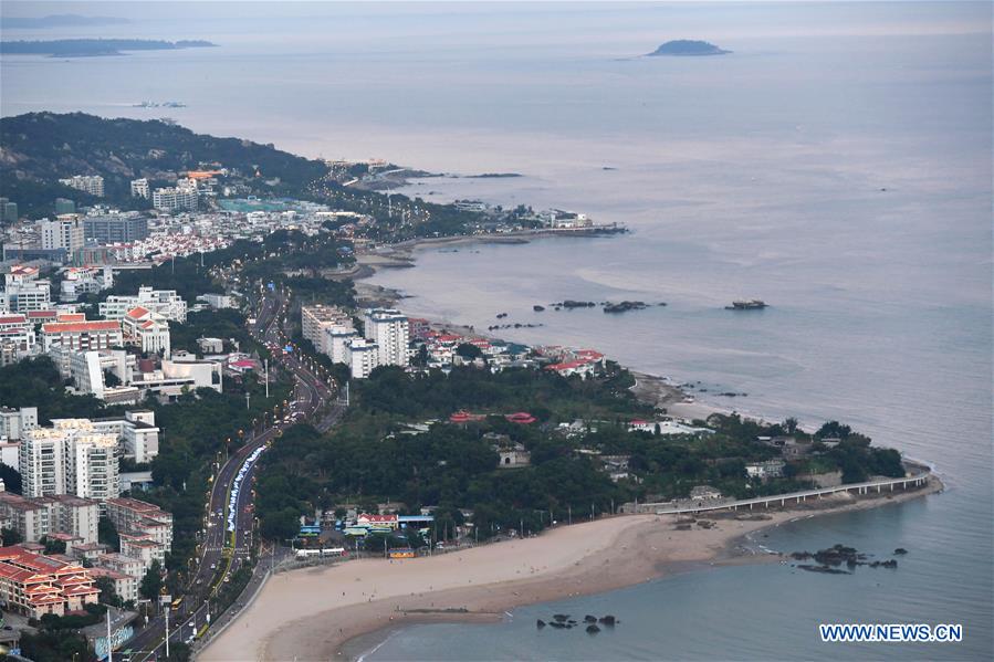 Amazing night view of Xiamen, host city for 2017 BRICS Summit