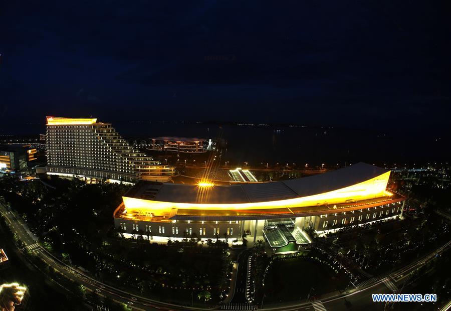 Amazing night view of Xiamen, host city for 2017 BRICS Summit