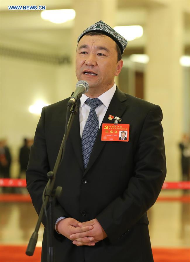 Delegates to 19th CPC National Congress receive interview