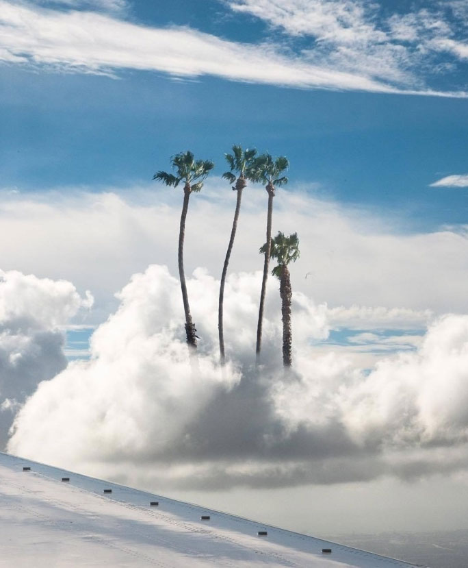 Naughty clouds make the sky more beautiful