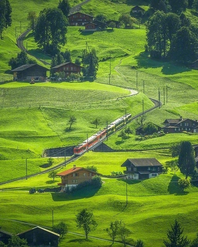 Beautiful Dolomiti in Italy like a wonderland