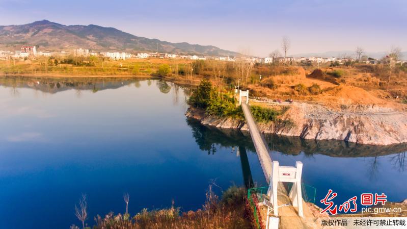 Picturesque scenery of Longhu National Wetland Park in C China