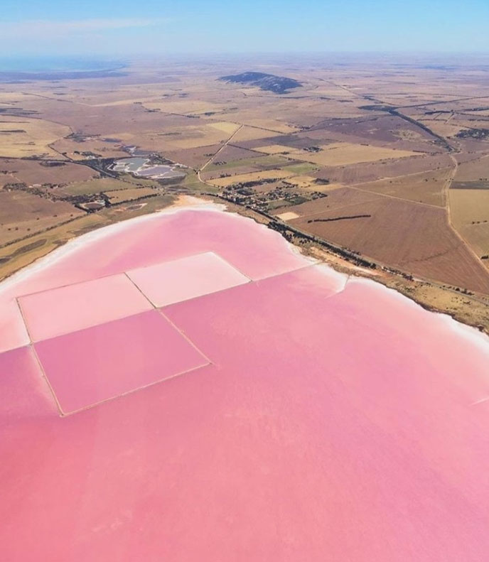 Lake Bumbunga in South Australia.