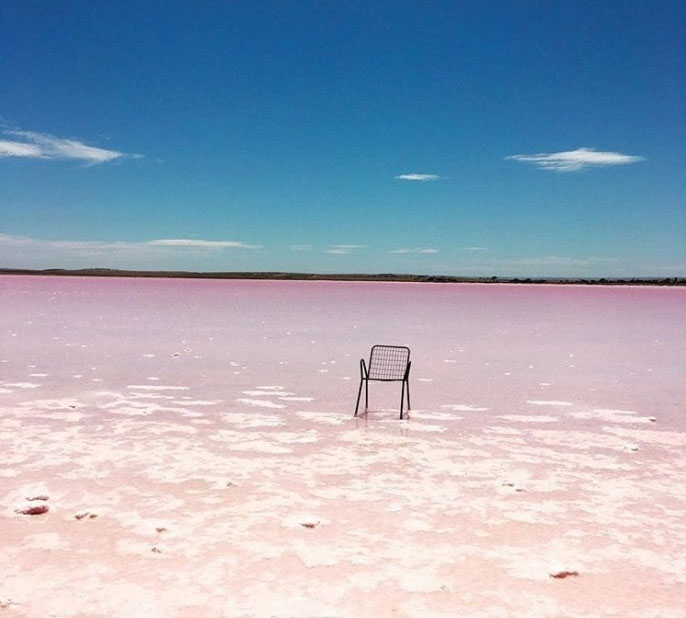 Lake Bumbunga in South Australia.