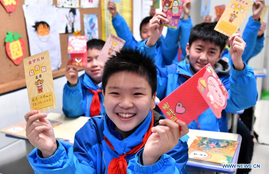 Students return to school for new semester in China