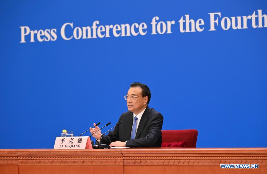 Chinese premier meets press after annual legislative session