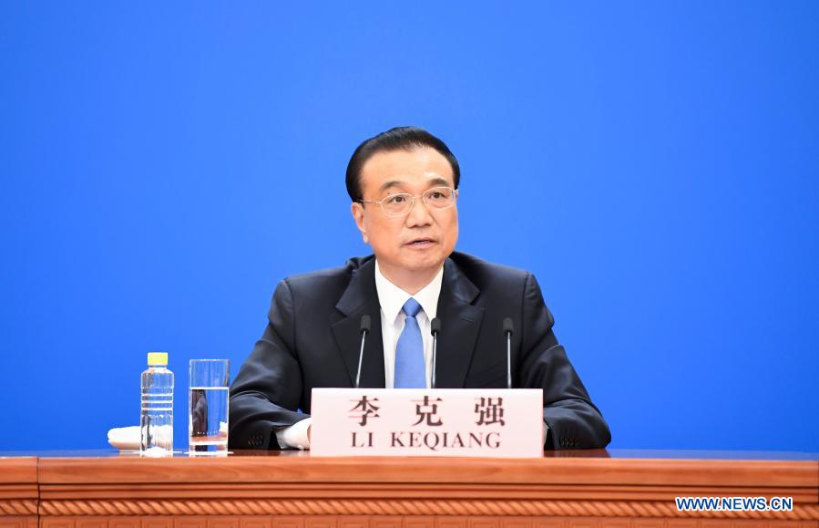 Chinese premier meets press after annual legislative session