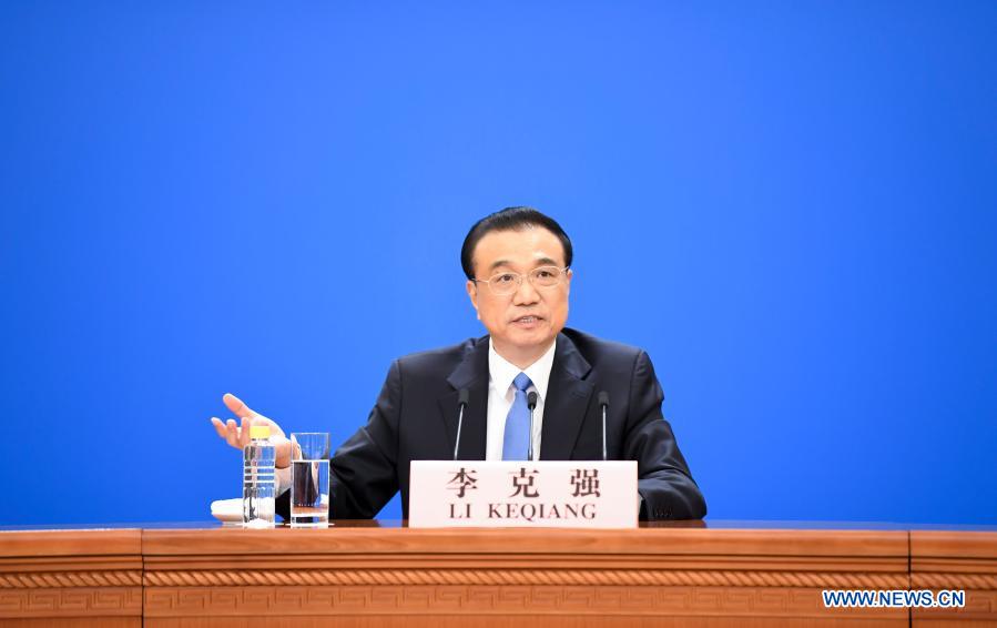 Chinese premier meets press after annual legislative session