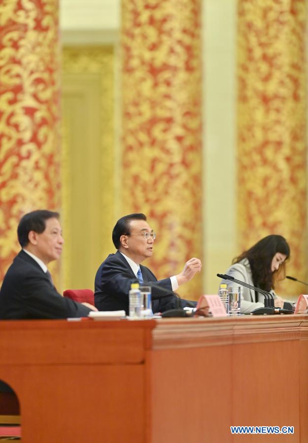 Chinese premier meets press after annual legislative session