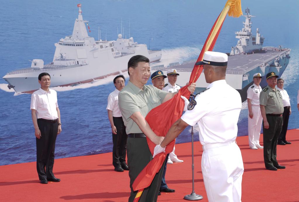 Xi Focus: Xi attends commissioning of Chinese naval vessels