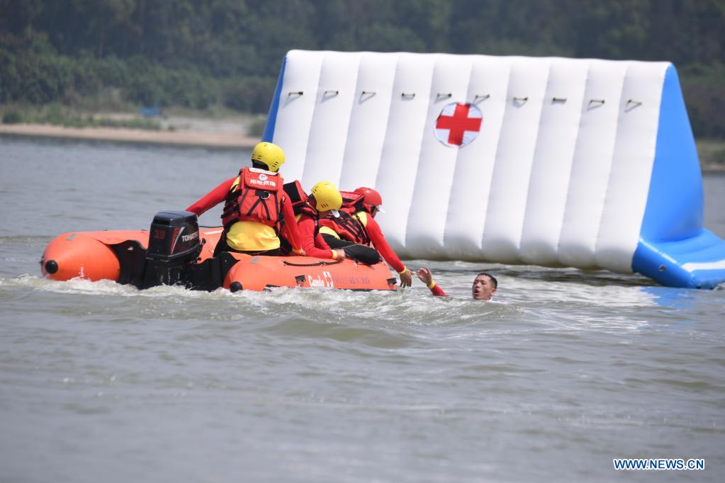 Emergency rescue drill held in Fuzhou