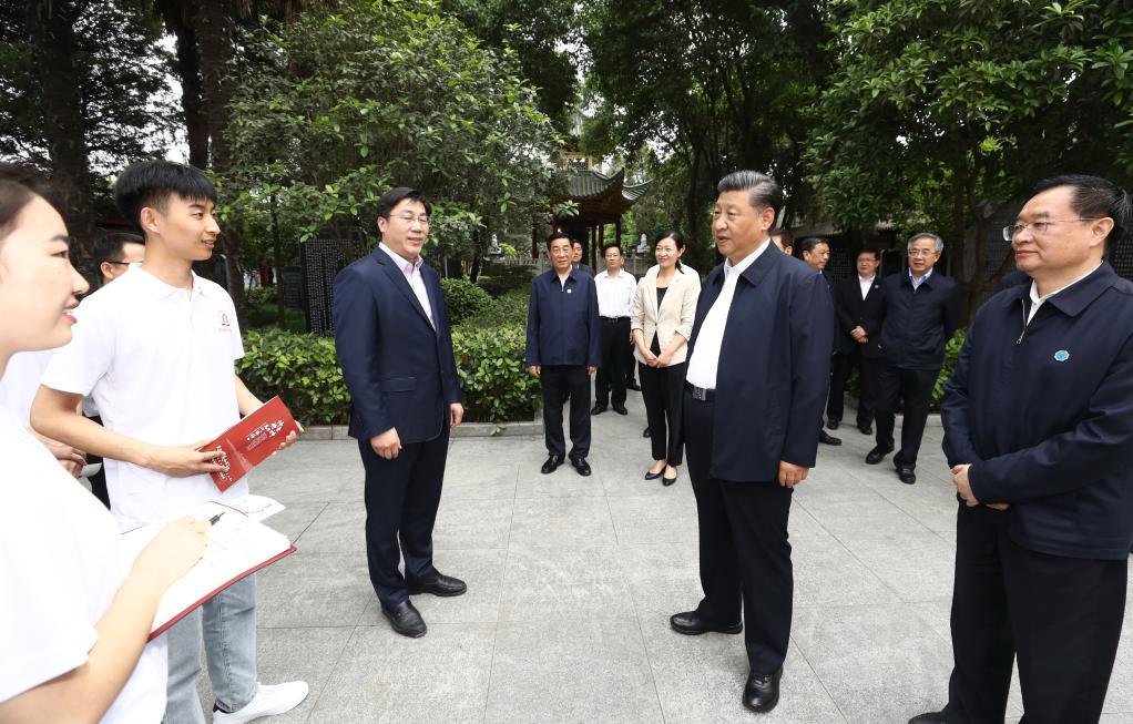 Xi inspects central Chinese city Nanyang