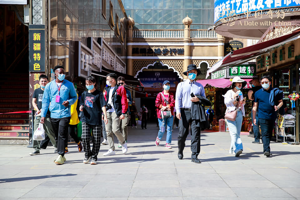 Too much to eat and enjoy at Kuanzhai Alley Food Street in Urumqi of Xinjiang