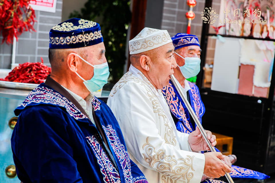 Too much to eat and enjoy at Kuanzhai Alley Food Street in Urumqi of Xinjiang