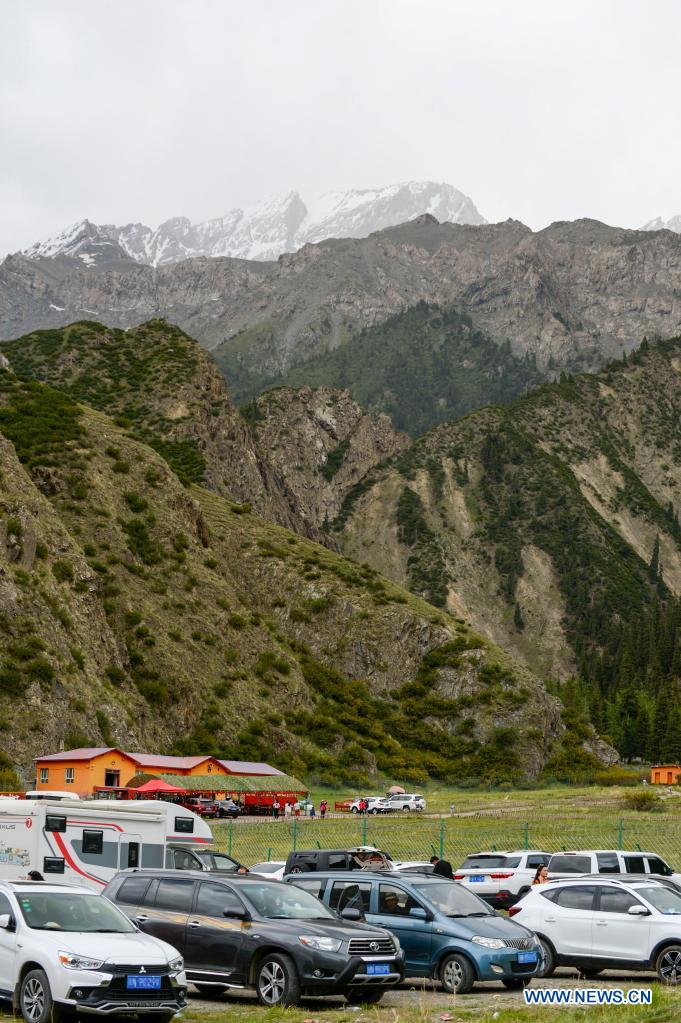 Scenery of Duku Highway in Xinjiang