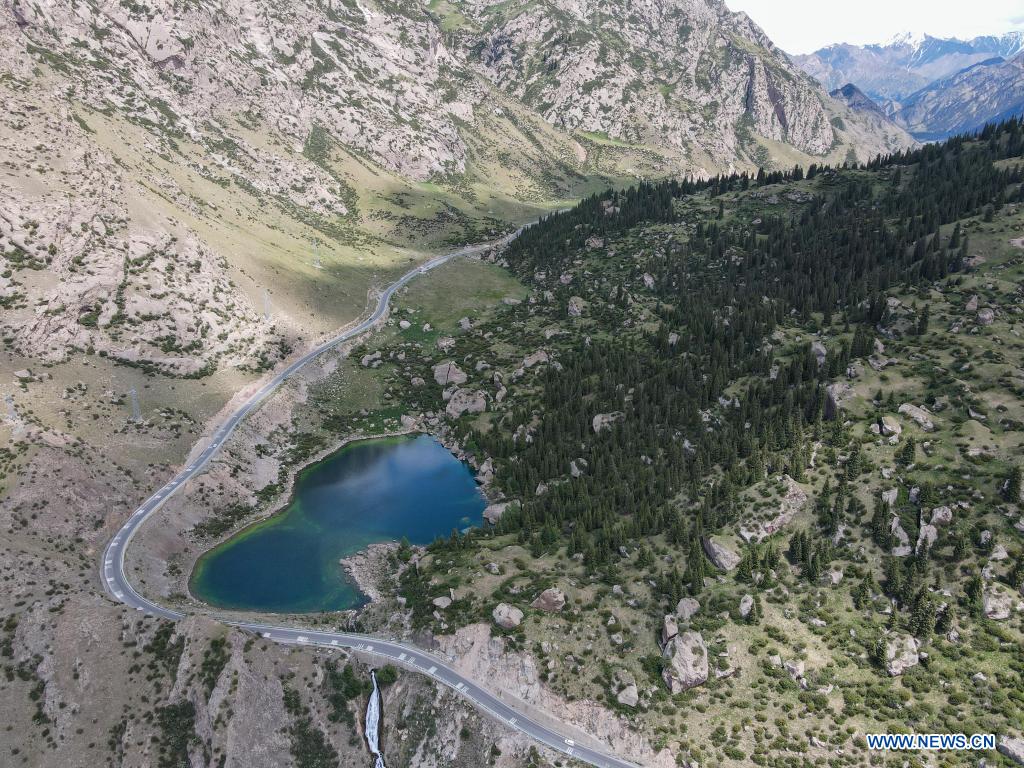 Scenery of Duku Highway in Xinjiang