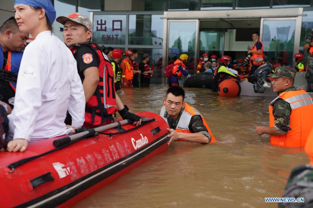 Race to evacuate patients as hospitals flooded by rainstorms