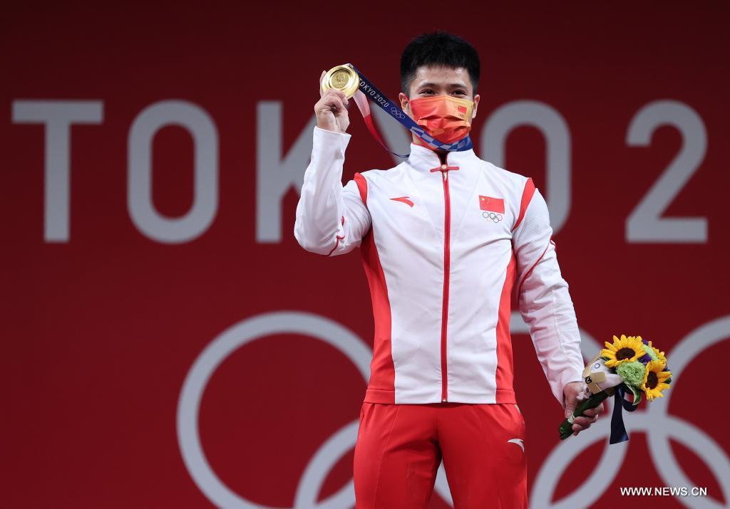 Confident Li pockets China's 2nd weightlifting gold at Tokyo 2020