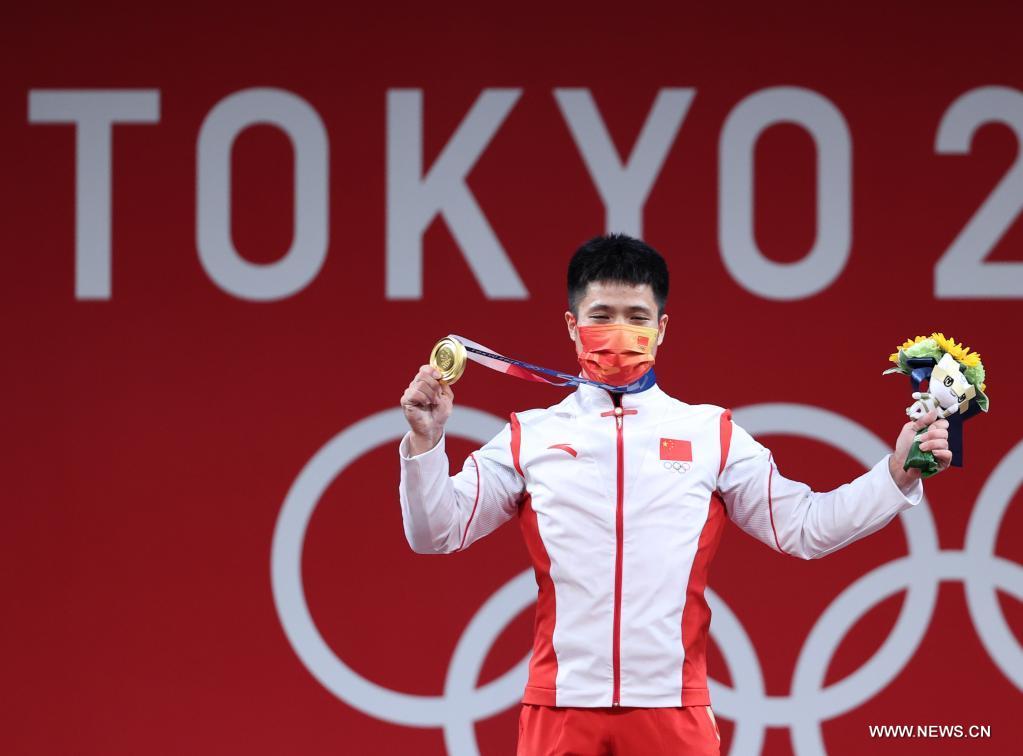 Confident Li pockets China's 2nd weightlifting gold at Tokyo 2020