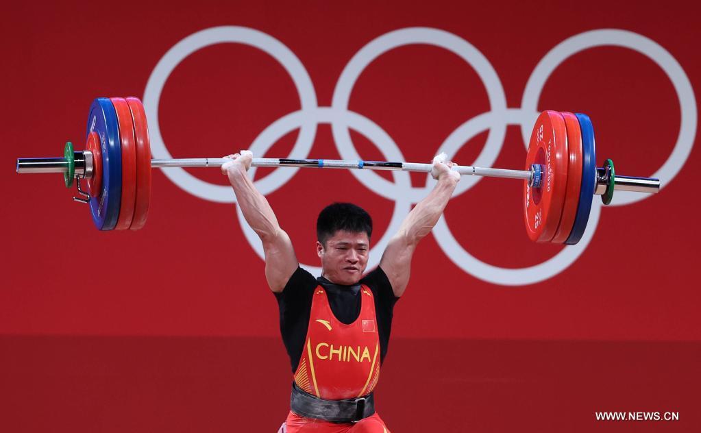 Confident Li pockets China's 2nd weightlifting gold at Tokyo 2020