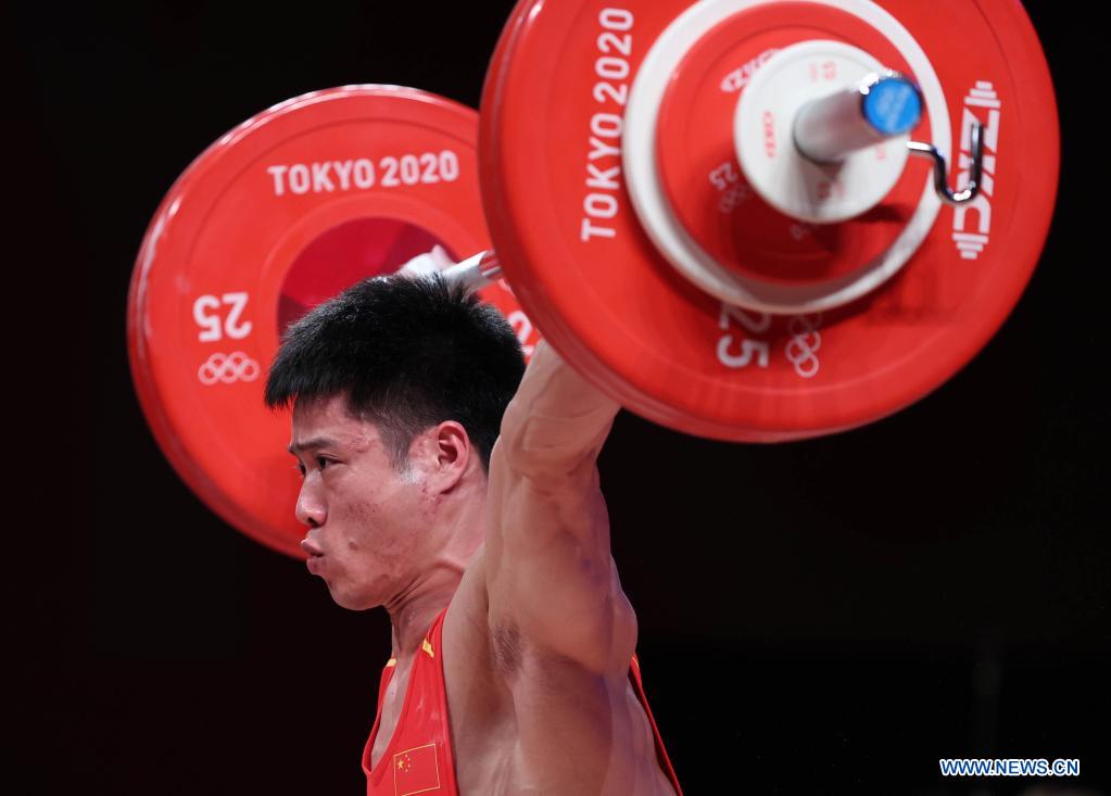 Confident Li pockets China's 2nd weightlifting gold at Tokyo 2020