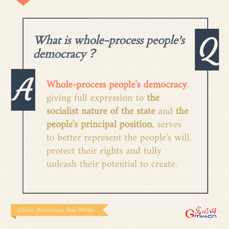 Q&A: What is whole-process people's democracy