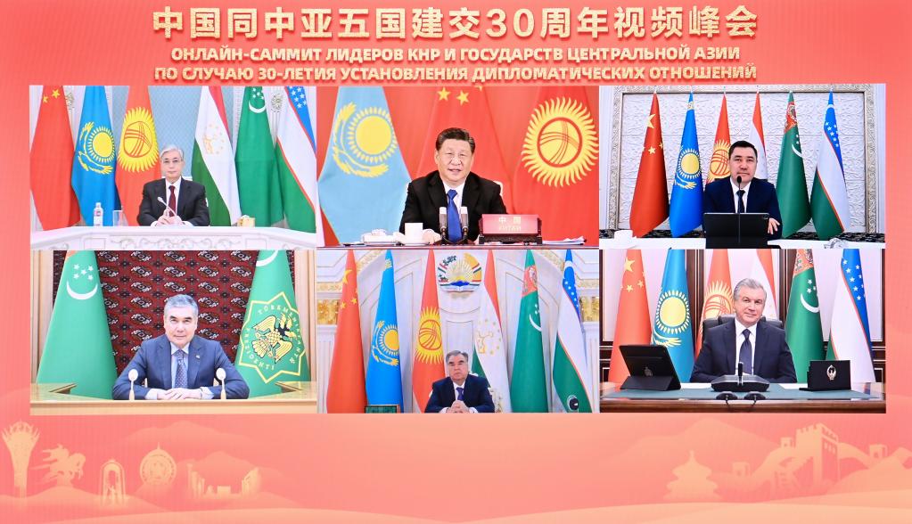 China, Central Asian countries vow to build community with shared future