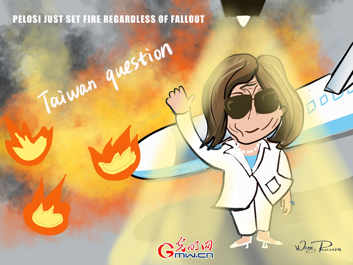 Cartoon | Pelosi just sets fire regardless of fallout