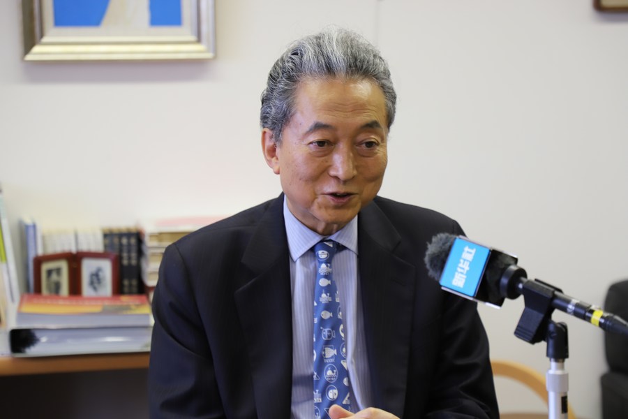 Interview: Community with shared future a vision highly relevant, necessary -- former Japanese PM