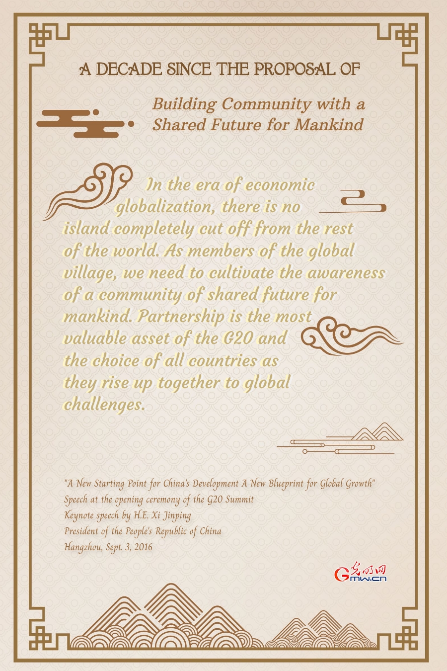 Review: A decade since the proposal of building community with a shared future for mankind