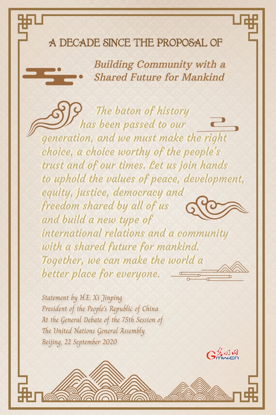 Review: A decade since the proposal of building community with a shared future for mankind