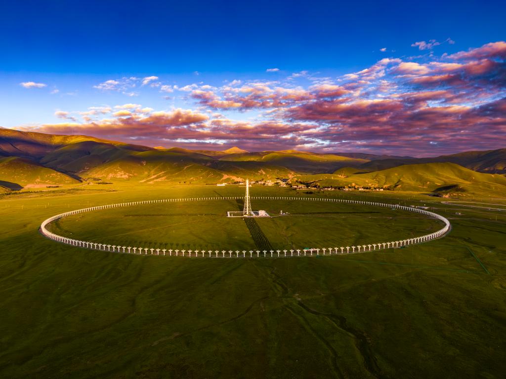 China's solar telescope array officially completed