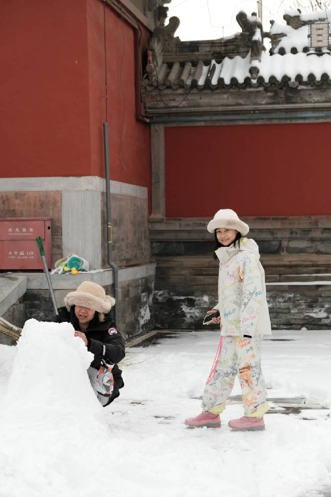 In pics: Citizens visit snow-covered Baita Temple in Beijing