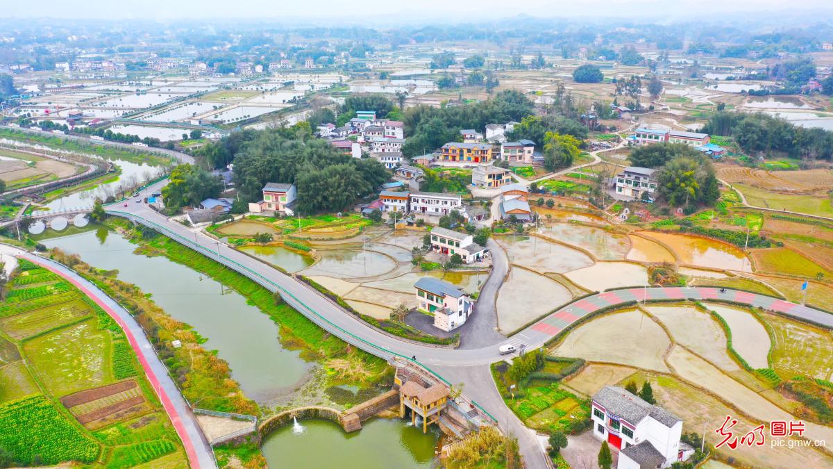 Liangping District of SW China’s Chongqing: harmonious countryside picture