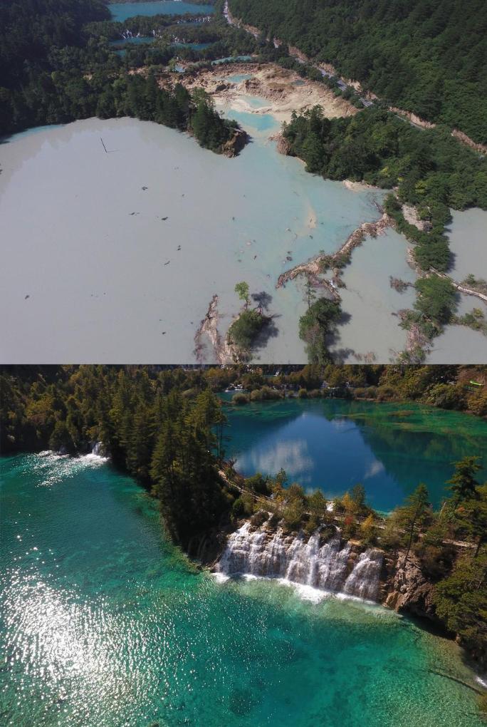 InPics | Scarred UNESCO World Heritage site Jiuzhaigou recovers after quake