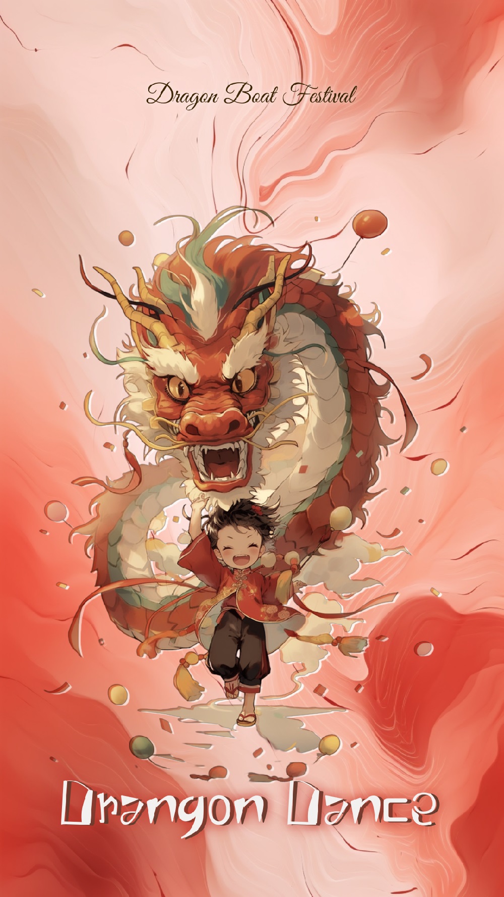 AIGC Poster | Dragon Dance: Highlight of the Dragon Boat Festival