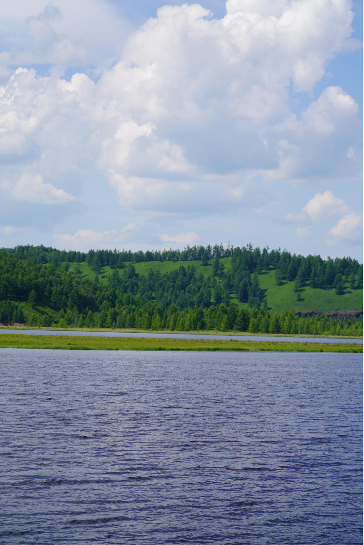 Natural scenery at Azalea Lake in Arxan City, N China's Inner Mongolia