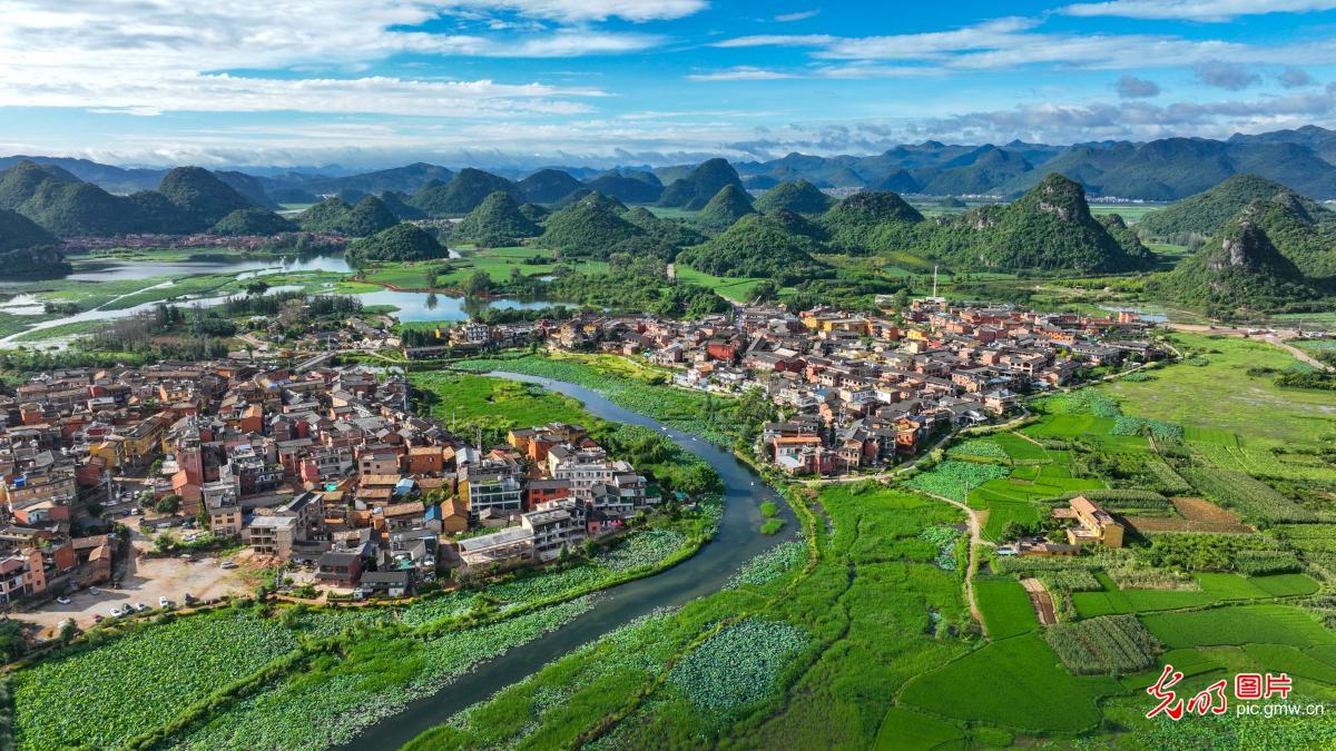 Qiubei County of SW China’s Yunnan: Drawing a new picture scroll of harmonious countryside