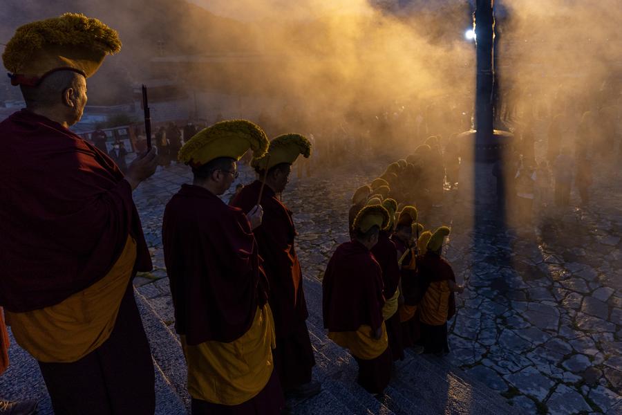 Traditional Yogurt Festival kicks off in China's Xizang