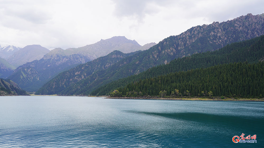 Tianchi Scenic Area attracts visitors in NW China's Xinjiang