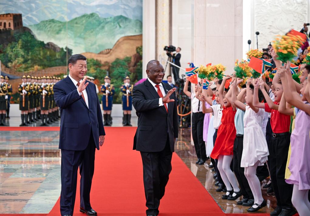 Xi, Ramaphosa announce elevation of China-South Africa ties