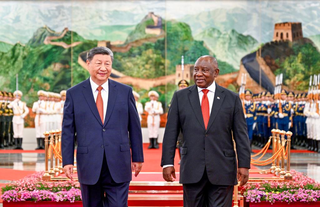 Xi, Ramaphosa announce elevation of China-South Africa ties